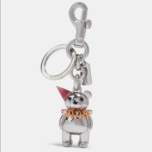Coach Party Bear Bag Charm